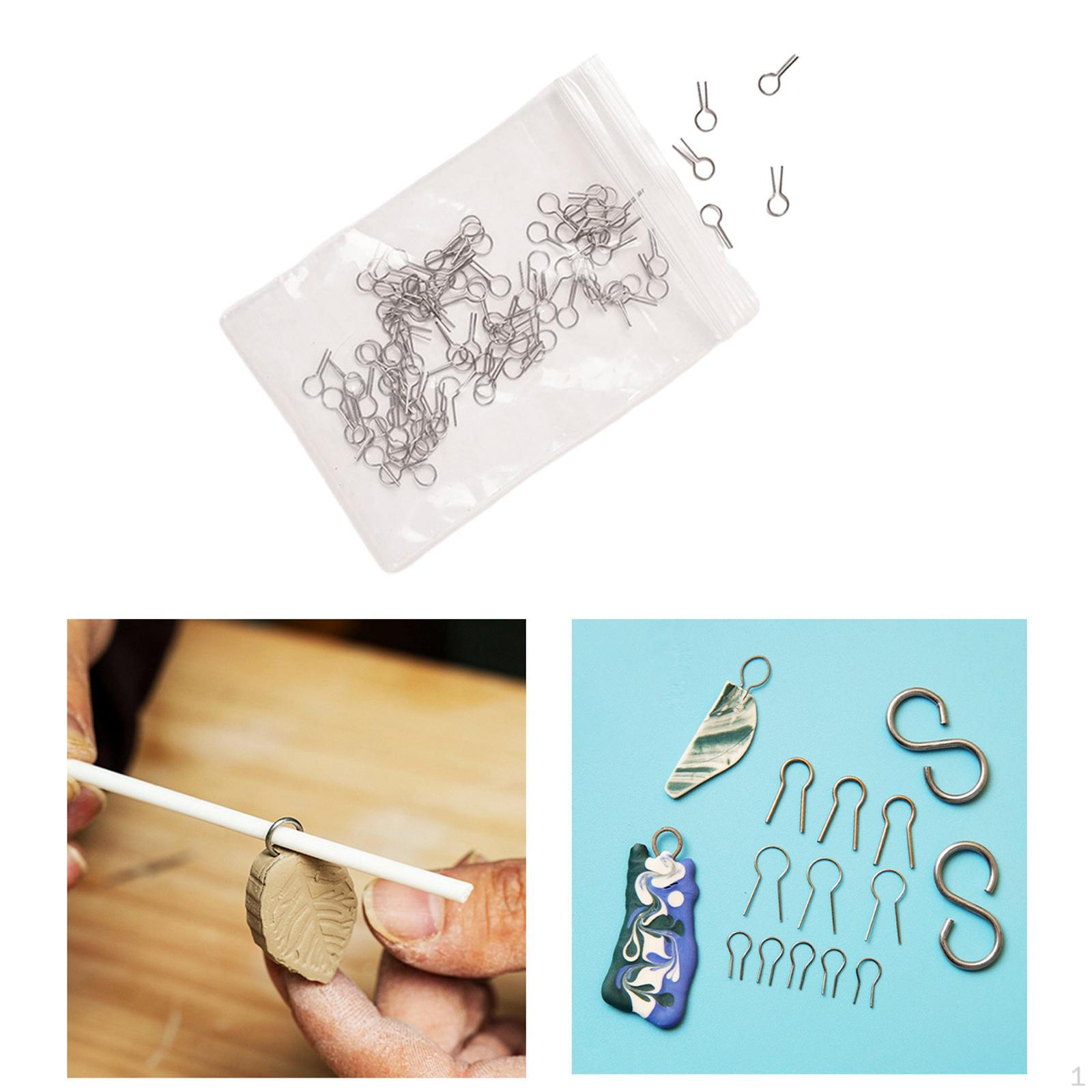 

100 шт., инструменты для обжига керамики, аксессуары, подвеска из вольфрамовой проволоки, подвесная игла для DIY small P