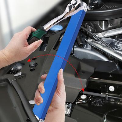 Tight Spaces Extension Tool with 1/2in 1/4in and 3/8in Drive Adapters Universal Extension Wrench Set DIY Car Repair Hand Tool