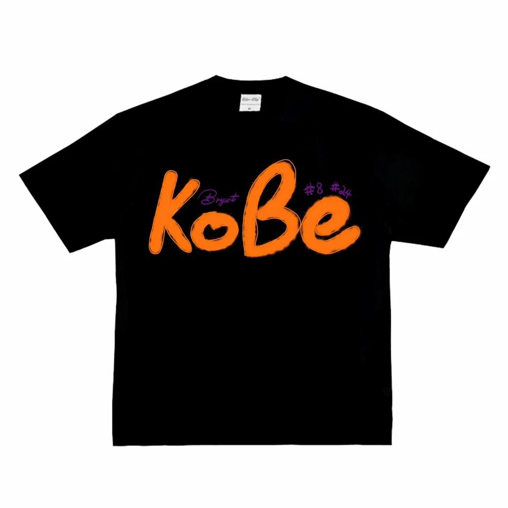 Summer 100% Cotton T-shirt Men and Women with the Same Star Kobe Printed Wear Must Be Comfortable Do Not Want To Take Off