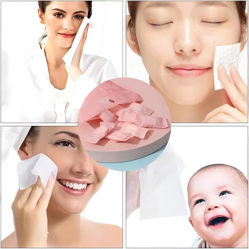 50-250PCS Portable Compressed Face Towels Disposable Cotton Coin Tissue Suitable For Travel Beauty Salon Makeup Remover Cleaning