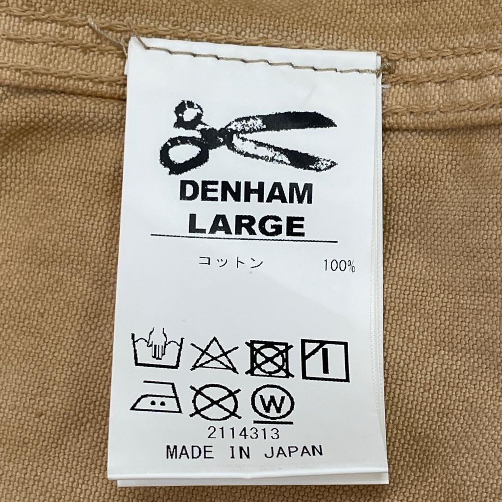DENHAM 01240920020 KAKISHIBU CANVAS JK Jacket L BrownUsed