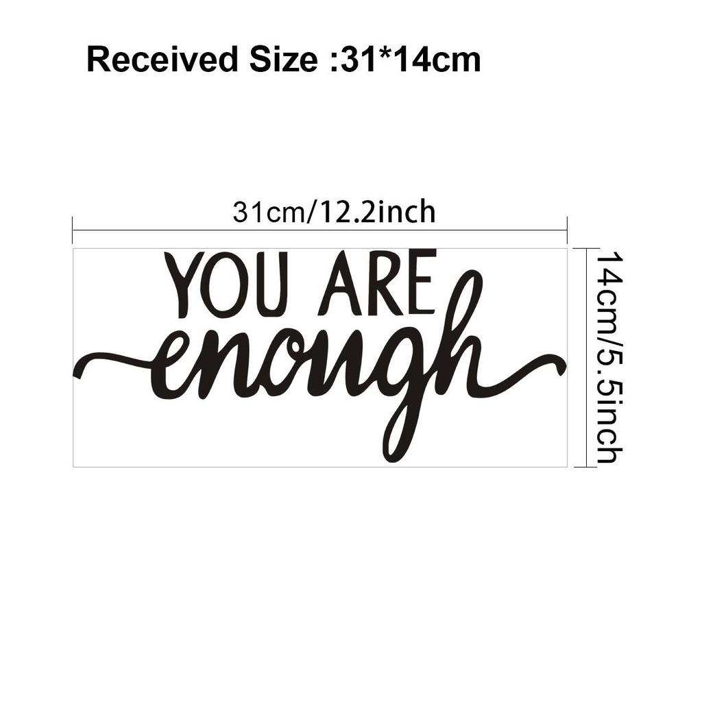 13 Stiluri Autocolante Slogan Impermeabile pentru Chiuveta de Baie și Ușă - Decalcomanii de Perete Decorative Autoadezive