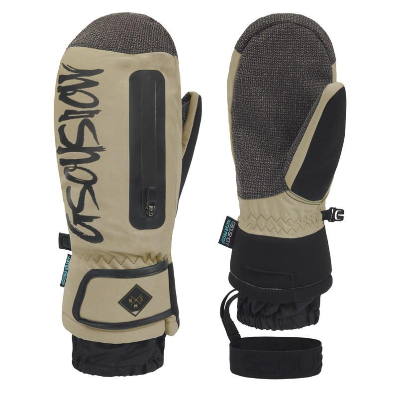 Snow Gloves Skiing Snowboarding Freeride With Built-in Wrist Guard Kevlar Reinforced Waterproof Wear-resistant Unisex