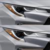 Anti-Scratch High-Gloss Car Headlight Protective Film Smoke Black Pre Cut For  GR Corolla Yaris Auto Vinyl Wrapping Film