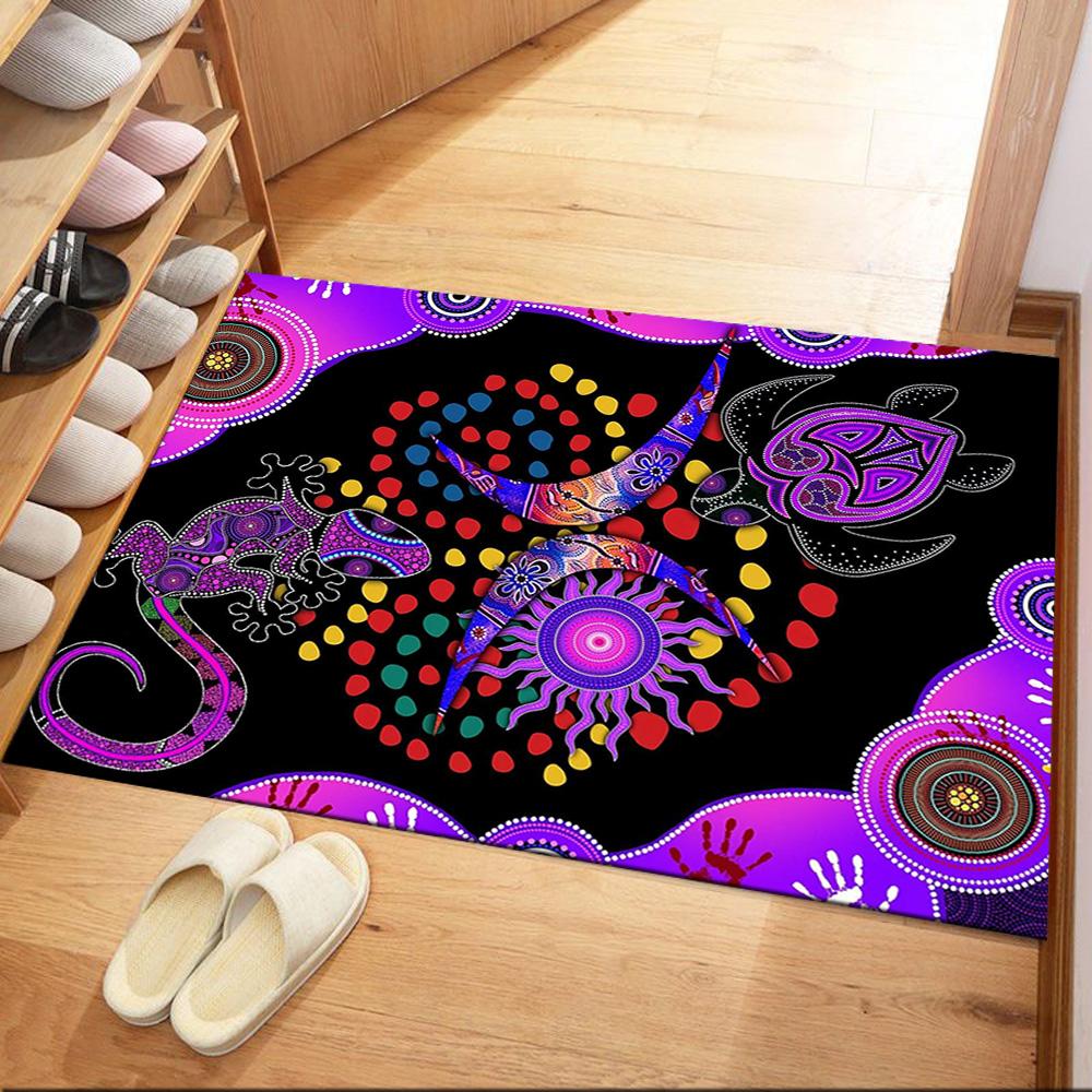 African Wildlife Celebration Floor Mats for Living Room, Bedroom and Room Decoration Are Suitable for Gifts.