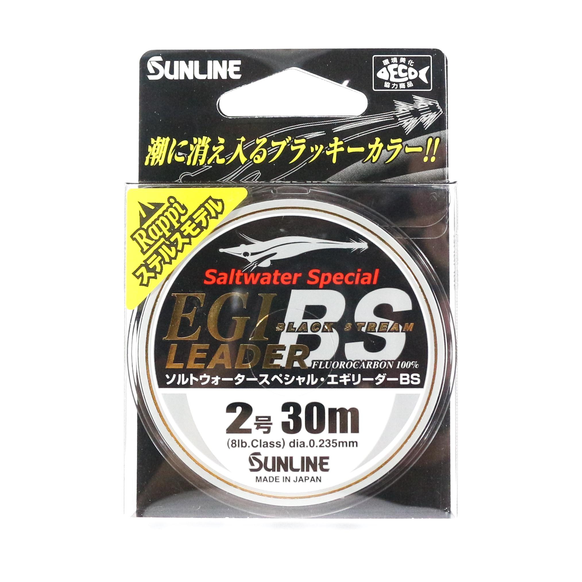

Sunline Fluorocarbon Leader Egi Black Stream 30 м № 2 8 фунтов (4503)