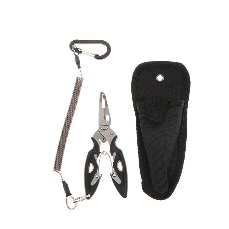 Multifunction Fishing Pliers Tools For Goods Tackle Gear Hook Recover Pliers Vise Knitting Flies Scissors Braid Set Fish Tongs