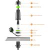 Professioneller Wasserdichter RJ45-Kuppler, RJ45 Ethernet-Verbindung, Schnelle Installationen, Perfekt für Feuchte und Staubige Bedingungen, Zubehör