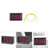 Digital Voltmeter 0.56inch Two Wire AC 70 380V Digital LED Display Voltage Meter (Red)