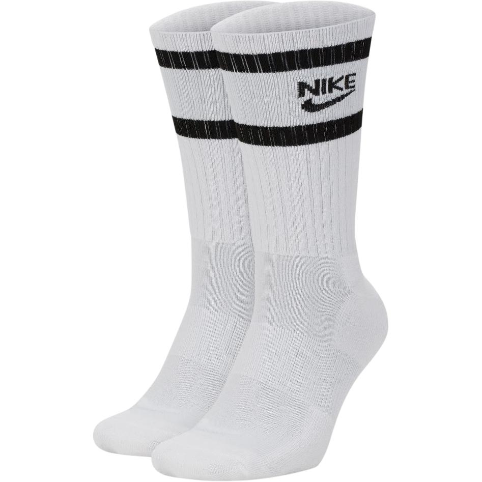 Nike Knee High Socks Unisex 2 Pack White SK0205-100 S