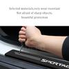 Car Door Threshold Scuff Plate Carbon Fiber Sill Protector Stickers For KIA Sportage 2005-  Auto Door Entry Pedal Guards