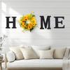 Letter Sign Wooden Sunflower Home Wall Decor For Harvest Festival Celebration