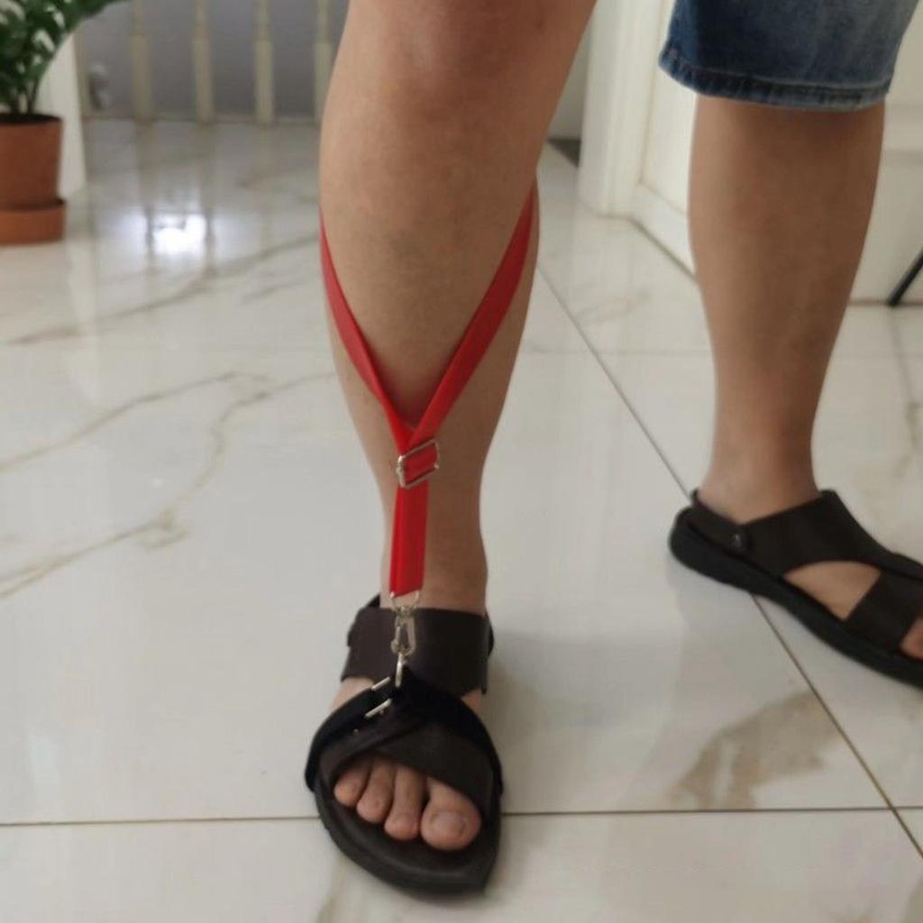 Leg Lifter Strap Adjustable Foot Lifter Assist Mobility Aids and Equipment for Hemiplegia Recovery