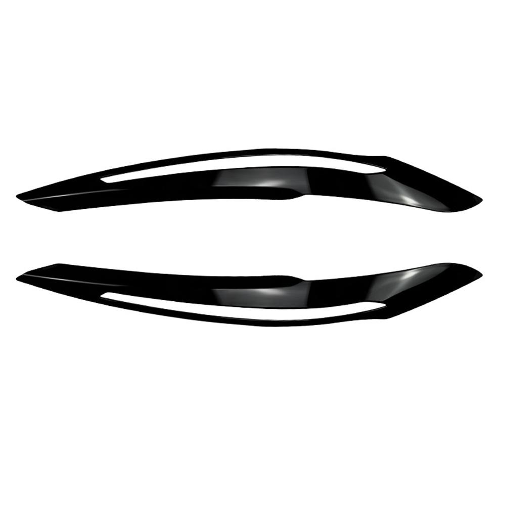 For BMW 1 Series F20 F21 Pre 2011-2014 LCI Black Headlight Eyebrows Trims Car Exterior Headlight Protection Cover Replacement чёрный