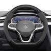AABGI1 Suitable for Volkswagen Suede Matte Carbon Fiber Texture Steering Wheel Cover Suitable for Polo Golf 5 6 7 up Gol Volante Scirocco Passat
