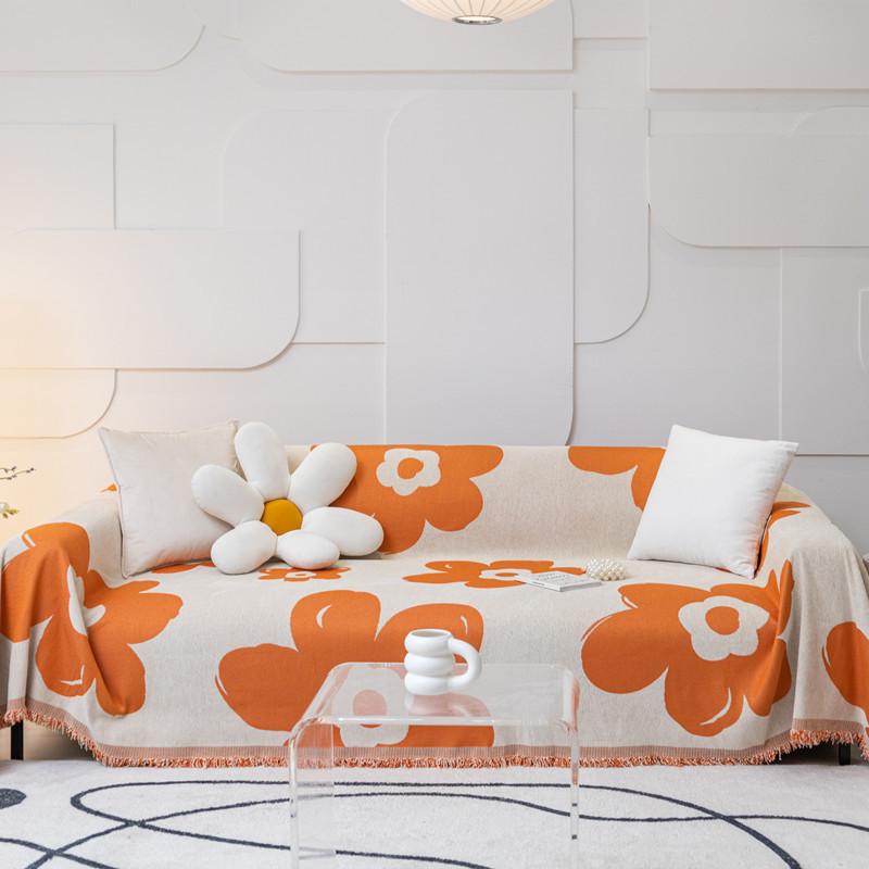 Sofa Cover Anti-cat Scratch Sofa Cover Cloth Ins Wind Cover Cloth Full Cover Cloth Nordic Jacquard Sofa Towel Full Cover Cover