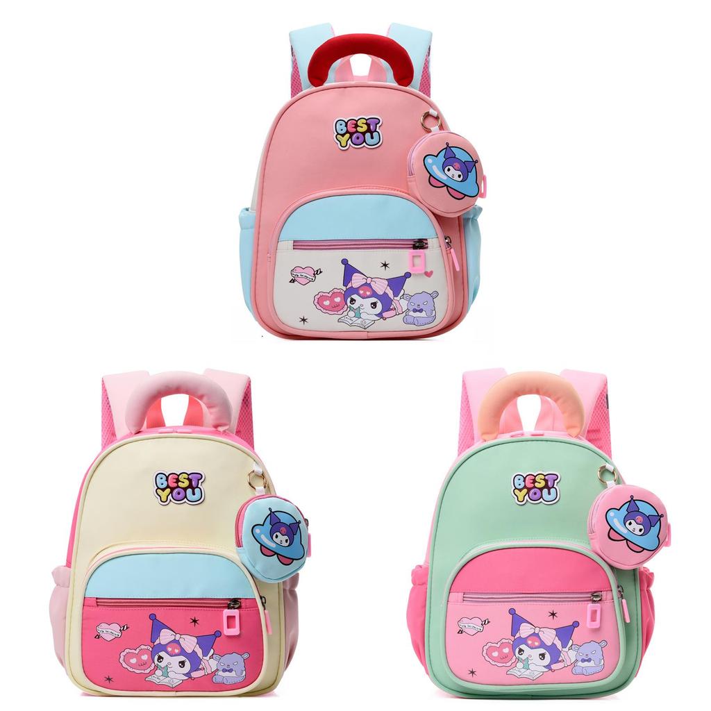 Childrens Cartoon Backpack With Lightweight Nylon Material For School And Kindergarten Use