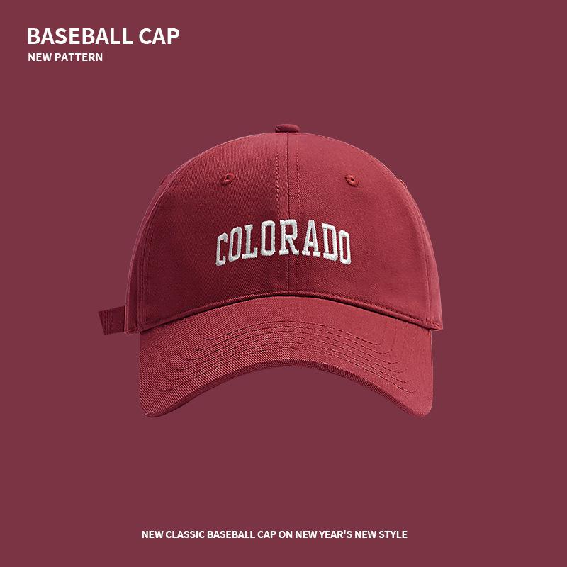 Baseball Cap Women's Spring and Summer Deep Top Wide Brim Big Head Circumference Peaked Cap Couple Versatile Trendy Face Small Sun Protection Visor