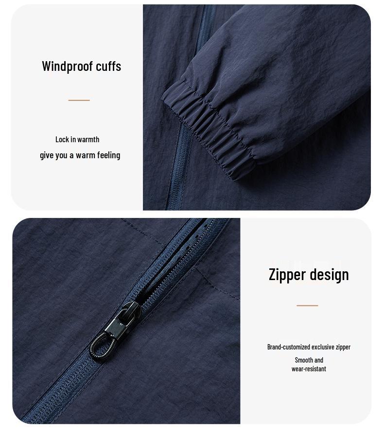 Frühlings Herren Schnelltrocknende Nylonjacke mit Mesh-Futter, Stil 5751