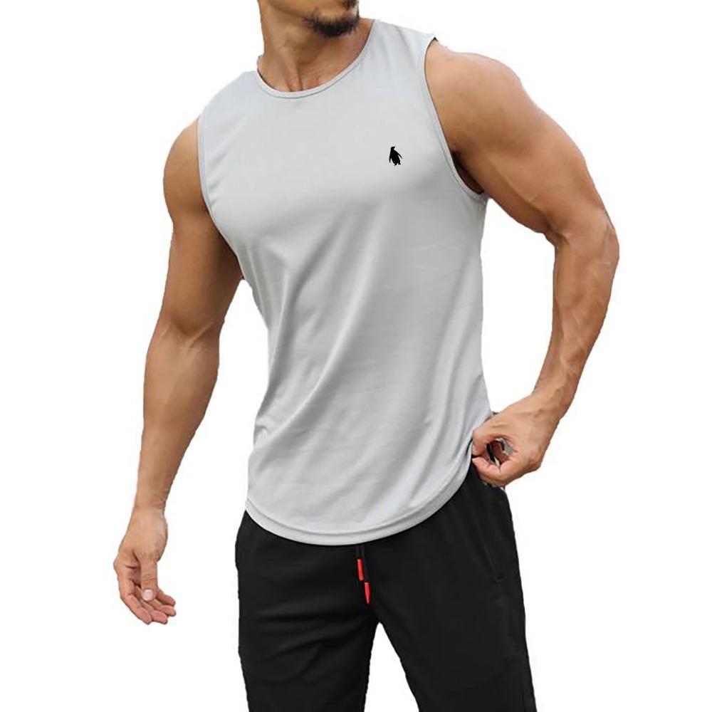 Men'S Vest, Casual with 3D Printed White Leisure Pattern, Ideal for Summer Outdoor Leisure Sports And Seaside Vacations