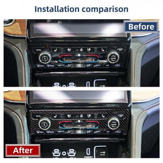 Center Console AC Control Panel Decor Cover Trim For Jeep Grand Cherokee +
