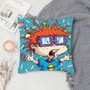 Cartoon R-Rugrats Anime Pillow Case Fashion Square Pillowcase Bedroom Sofa Room Ins Decoration Leisure