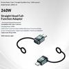 USB4 240W PD 5A Right Angle USB C to Type C Converter Fast Charging Data Sync Adapter for Car Camping Trip Charging