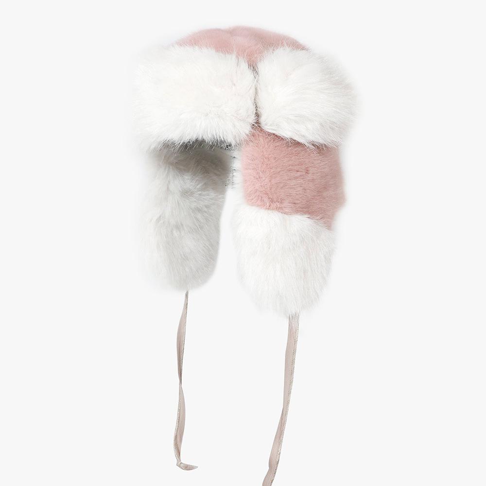 Korean Version of Winter Lei Feng Hat for Women Outdoor Riding Fashionable Versatile Hat Thickened Ear Protection Face Protection Warm Hat for Men