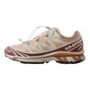 Kith Salomon Gore-Tex Comfortable Shock Absorbing Non-Slip Durable Low-Top Hiking Shoes Unisex Hiking Shoes Brown Pink 472067