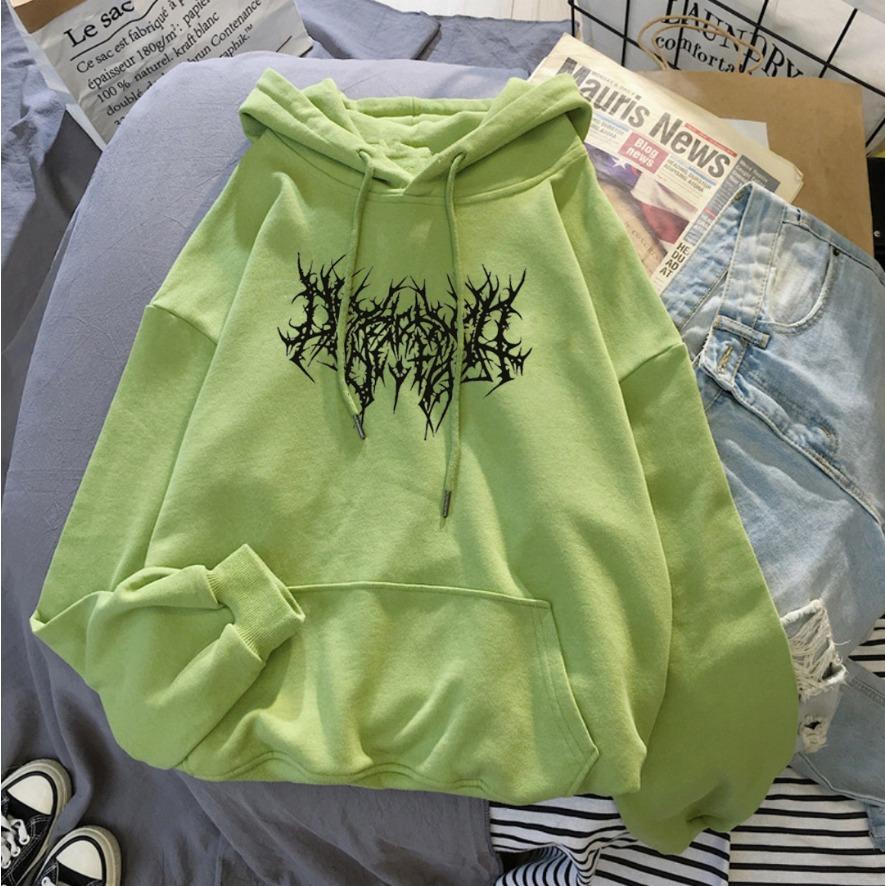New Velvet Hoodie Sweatshirt Autumn and Winter Loose Couple Tops
