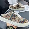 Men's Canvas Slippers 2025 Summer Fashion Student Skateboard Shoes Anti Slip Platform Breathable Outdoors Men's Casual Slippers