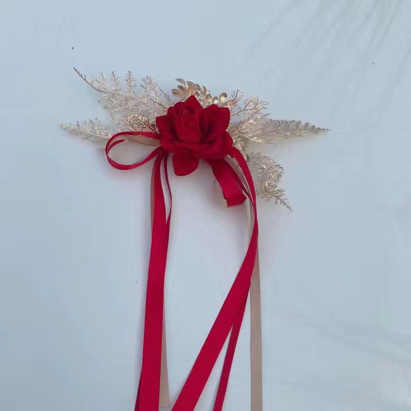 Wedding Car Decoration Set: Creative Floral Arrangement for Head Car