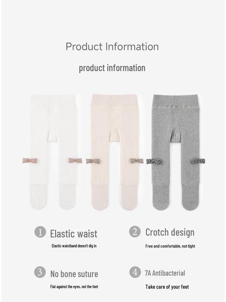 Fleece-Lined Winter Tights for Toddlers & Kids: Thickened Warm Girls' One-Piece Socks