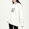 Anta Lifestyle Series Lettered Hooded Pullover Fleece Sweatshirt Unisex Sweatshirt Paper-White 172348702-1