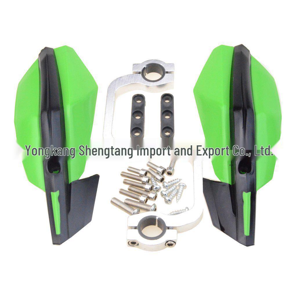 GOOFIT Green 22mm Cross Handlebar Handguards for ATV, Off-road Motorcycle, Dirt Bike 22mm