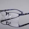 Kurzsichtigkeitsbrille Blaulichtfilter Business Halbrandbrille Lässig Herren Anti-Blaulicht Kurzsichtigkeitsbrille Dioptrien 0 bis -6.0