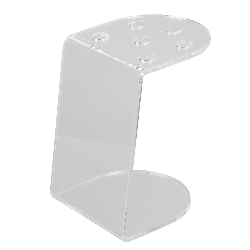 6 Holes Clear Acrylic Scissors Holder Scissor Organizer Salon Shear Holder for Barbershop Office Hom