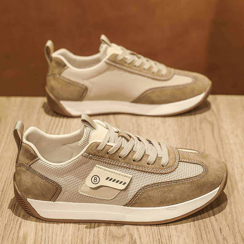 Fashion Flat-heeled Appearance Increases Casual Mens Shoes Vulcanize Sneakers 44 For Adults Sports Casual Trainners Celebrity News