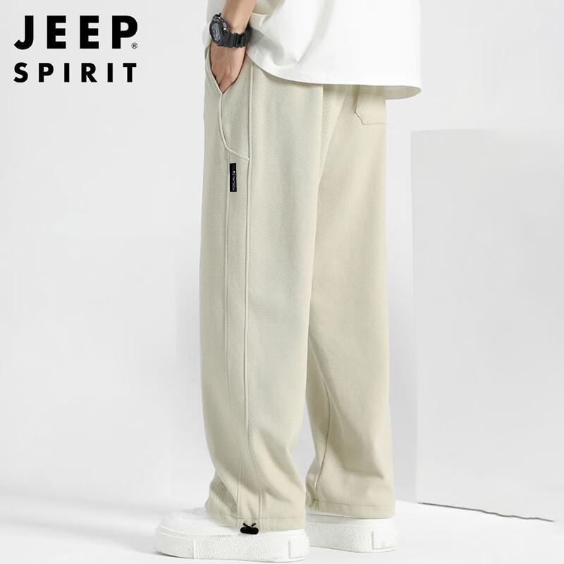 JEEP SPIRIT Men's Autumn/Winter Straight Casual Pants