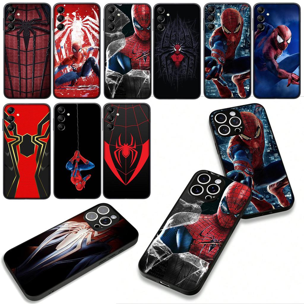 Cover for Xiaomi Redmi Note 11 15 8 9 10 Pro Plus A5 9A 9T 10A 10C 9C NFC 15C 8T Casing Phone Case Spider Man Marvel Spiderman