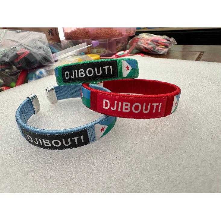 2026 World Cup Flag Bracelet Spain Sports Wristband Embroidered Bracelet Fan Supplies