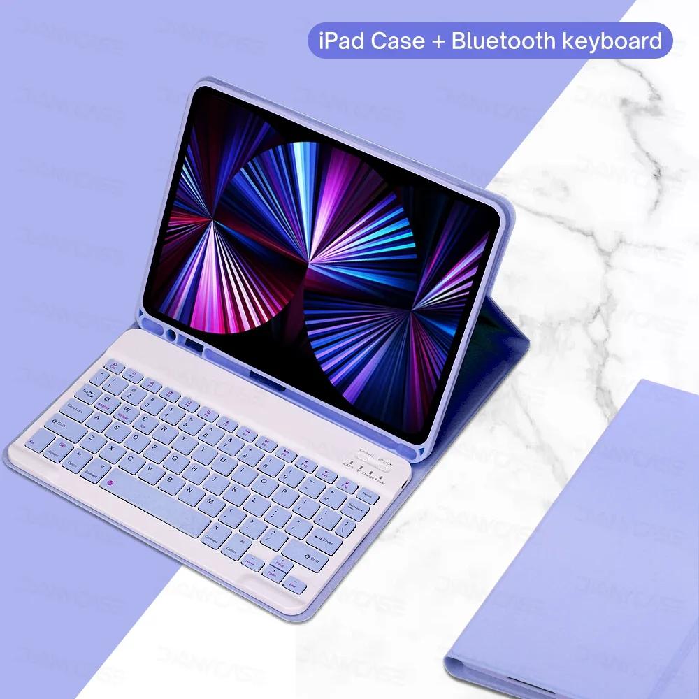 For IPad Keyboard with Case for New Ipad Air 11 M3 2025 Funda Separable Keyboard Cover