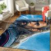 1Pc Thor God Thunder Rug, Office Carpet Indoor Outdoor Doormat, Non-Slip, Comfortable, Living, Christmas Halloween, Xmas Gift Es139