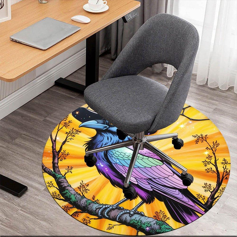 

Gothic Raven with Top Hat Sticker Decal - Spooky Crow Art for Car Laptop Window Bumper Stickers - Halloween Skull Decorations - Waterproof Vinyl Decal 80cm by 80cm