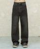 BEGIN202 Wide Semi-Flare Denim Pants [Vintage Brown]