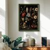 Vintage Dark Academia Floral Woodland Butterfly Bee Rabbit Botanical Animals Poster Canvas Painting Wall Art Pictures Home Decor