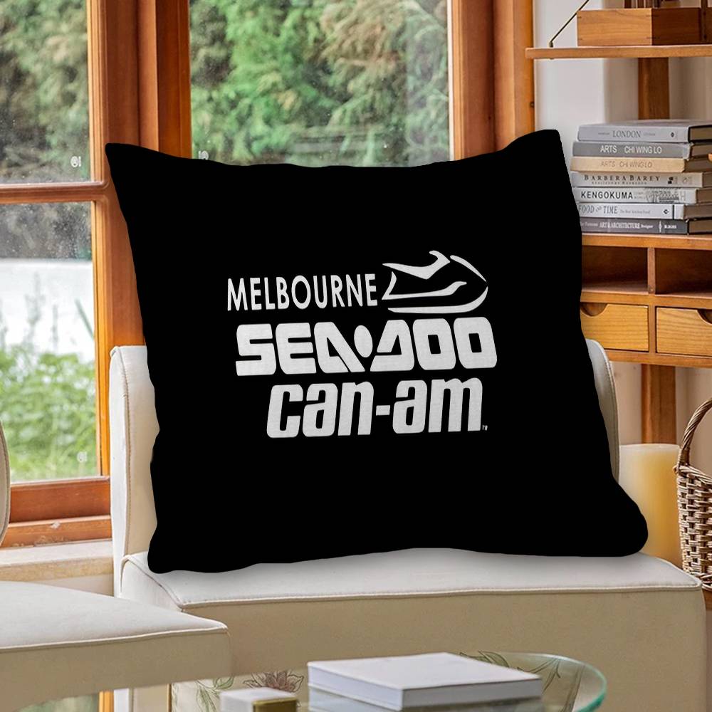 S-Sea D-Doo Seadoo Office Cushion Pillowcase Car Cushion Cover45X45CM Lumbar Pillowcase Sofa Pillowcover