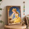 Disney Princess Treasure Digital Oil Painting Art Kit Handmade Diy Home Decorations