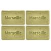 A La Maison de Provence, Hand and Body Solid Soap, Lavender Rosemary Olive Oil, 4 Bars, 100g (3.5oz) Each