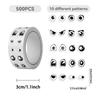 Eye Roll Stickers Small Eye Decorative Envelope Creative Graffiti Stickers DIY Luggage Speaker Skateboard Small Pattern Stickers